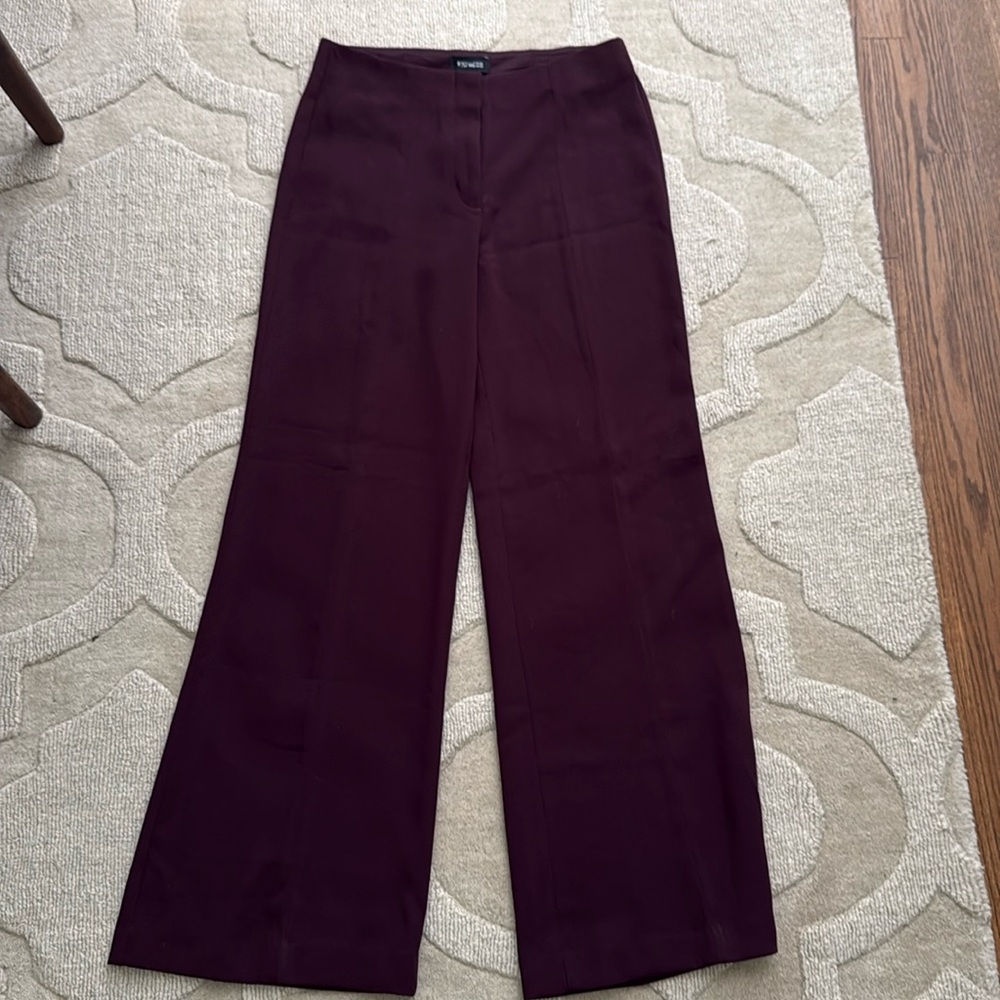 Expresss dark purple wide leg pants